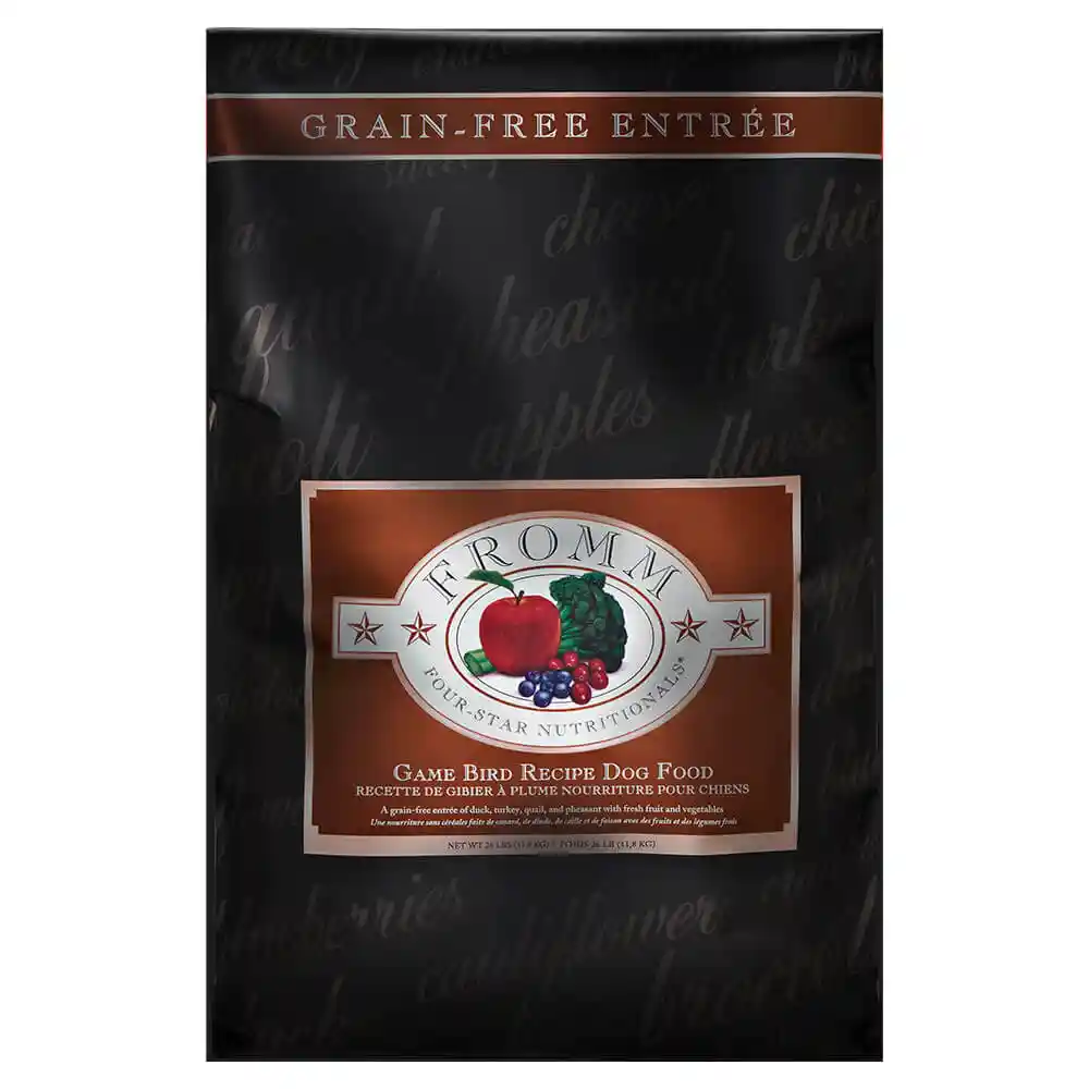 Fromm 4-Star Dog Food Game Bird GF 26#