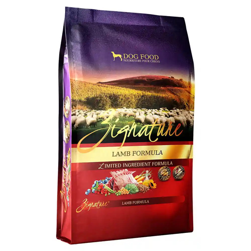 Signature dog food lamb store