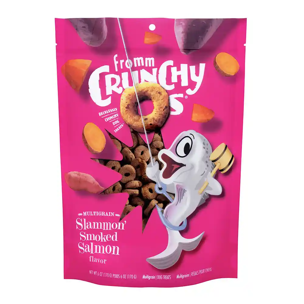 Fromm Crunchy O's Slammon' Smoked Salmon 6oz