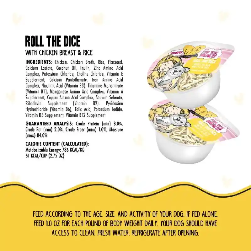 BFF Cup Chicken & Rice Roll The Dice 2.7-oz