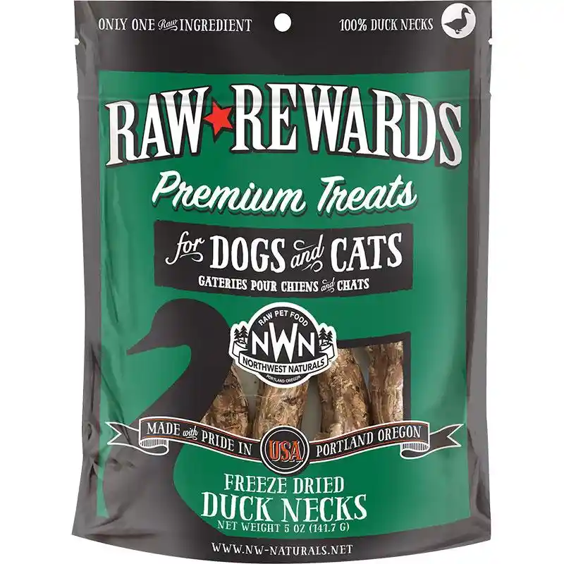 Northwest Nats Raw Rewards Duck Neck 5-oz