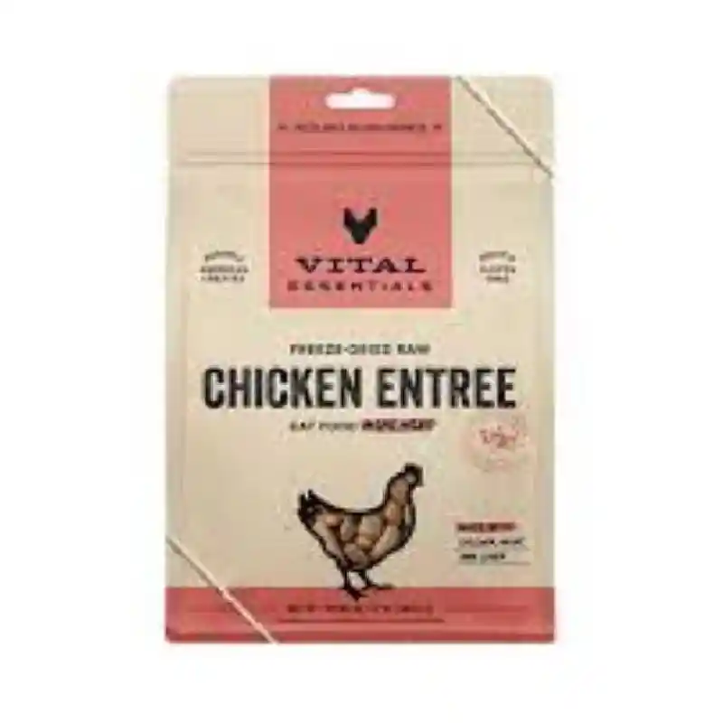 Vital Essentials Cat Freeze-Dried Nibs-Chicken 8oz