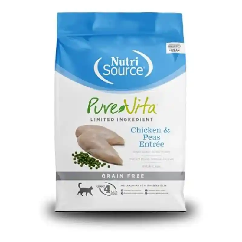 Nutrisource PureVita GF Chicken Cat 12#