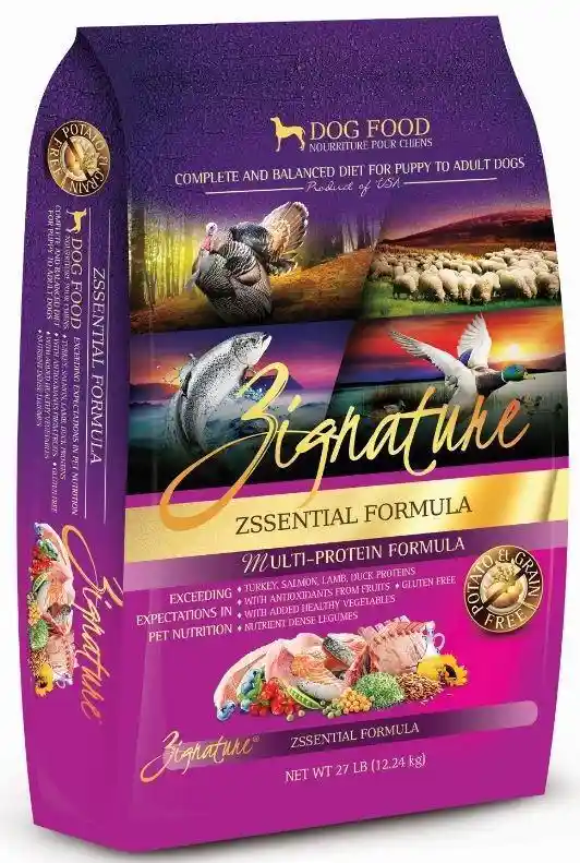 Zignature Dog Food Zssentials 12.5#