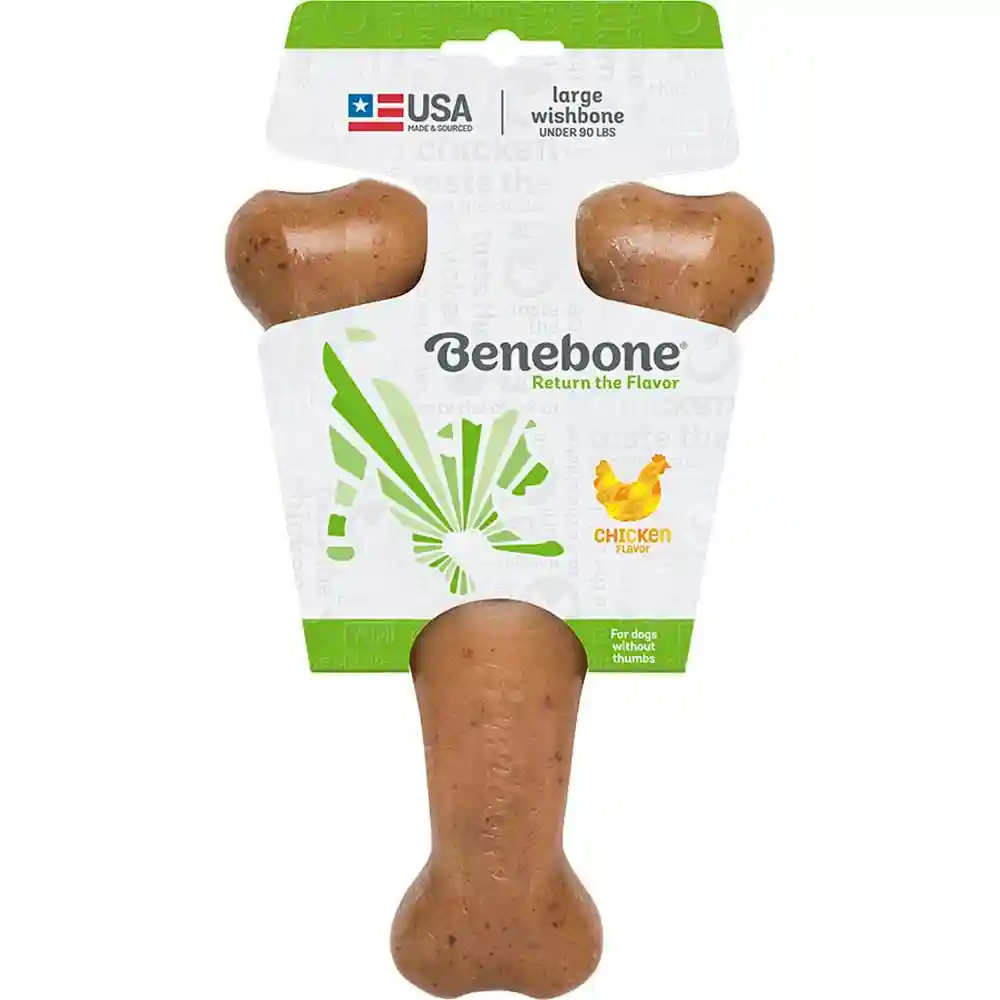 Benebone Wishbone Dental Chew Ckn Large