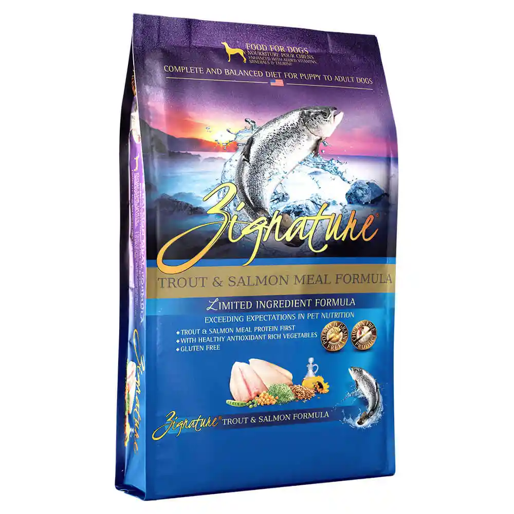 Zignature Dog Food Trout & Salmon 25#
