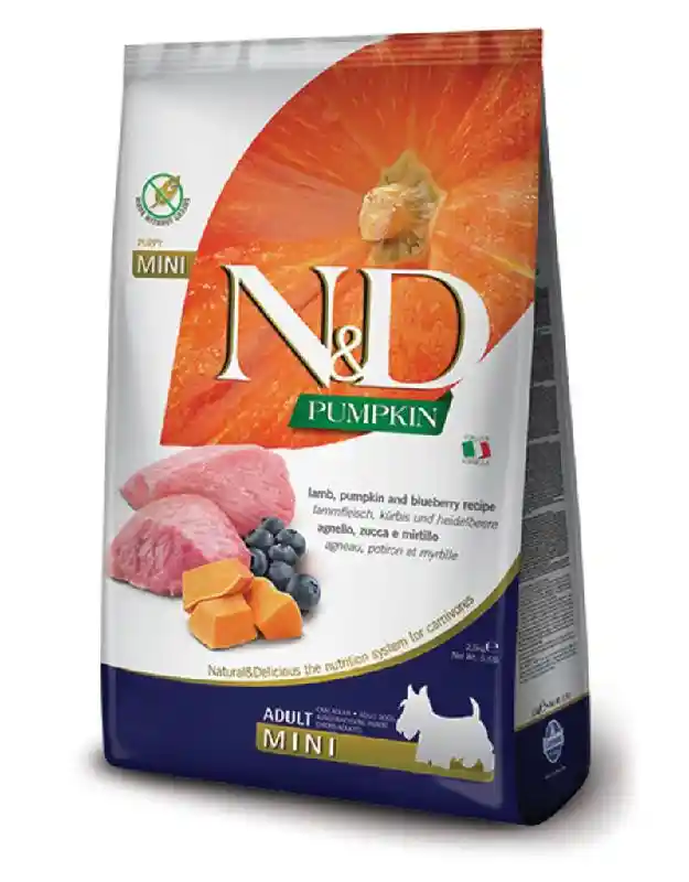 Farmina N&D Pumpkin Lamb Blueberry Mini 5.5#