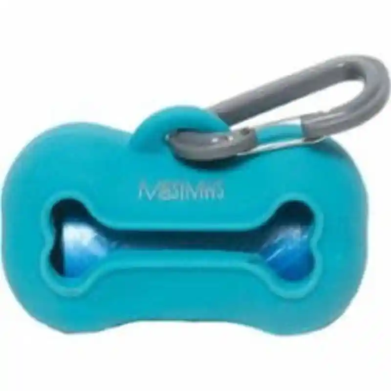 Messy Mutts Silicone Wastebag Holder Blue