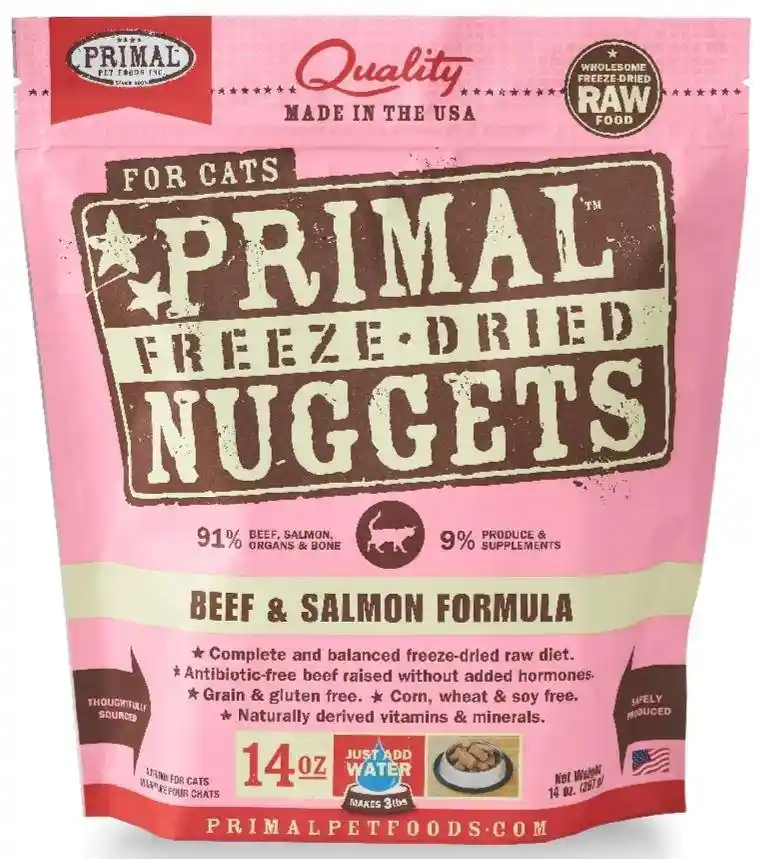 Primal FD Cat Food Bf/Sal CAT 5.5-oz