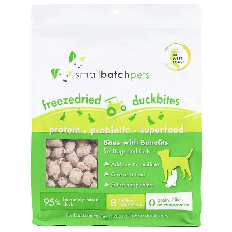 Small Batch Pets FD Bites - Duck 7oz