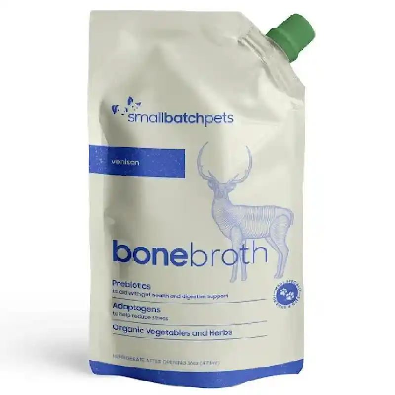 Small Batch Bone Broth Venison Shelf Stable 16oz