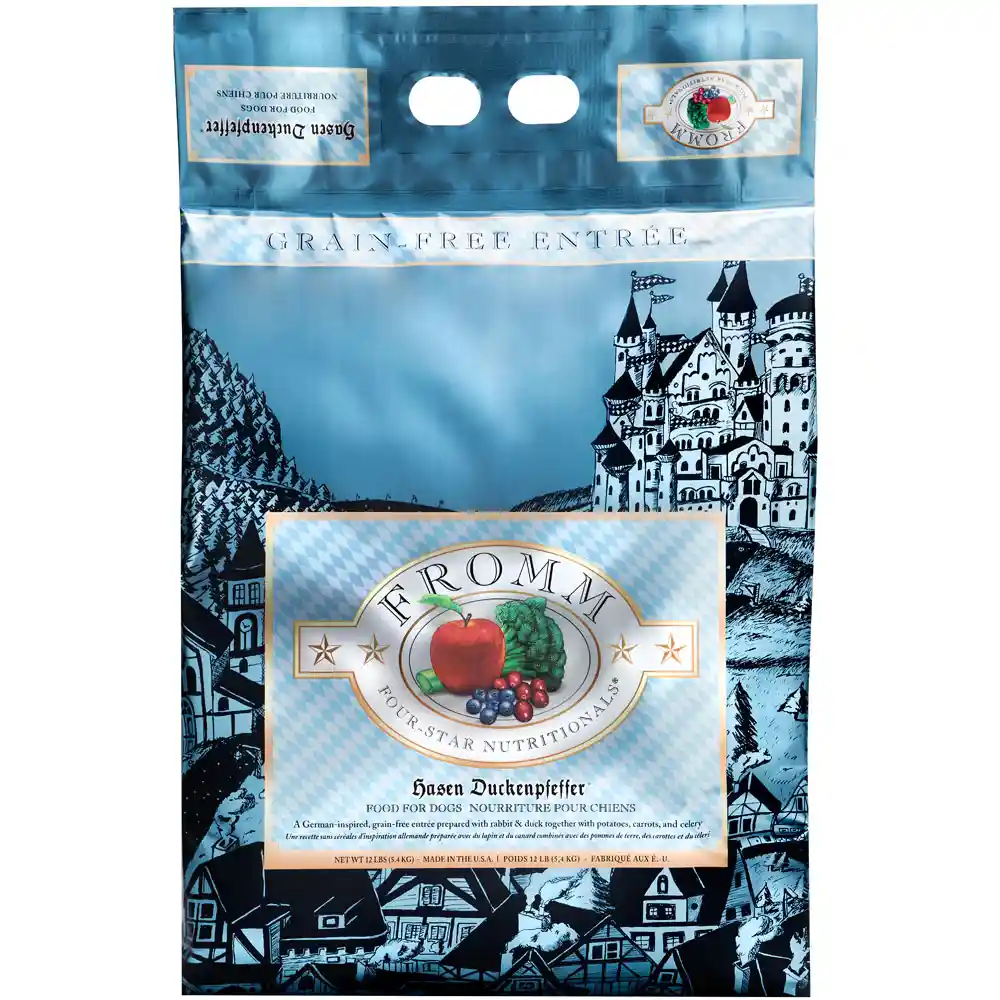 Fromm 4-Star Dog Food Rbt/Duck 12#