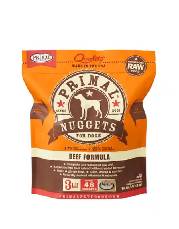 Primal Raw Dog Food Bf 3#