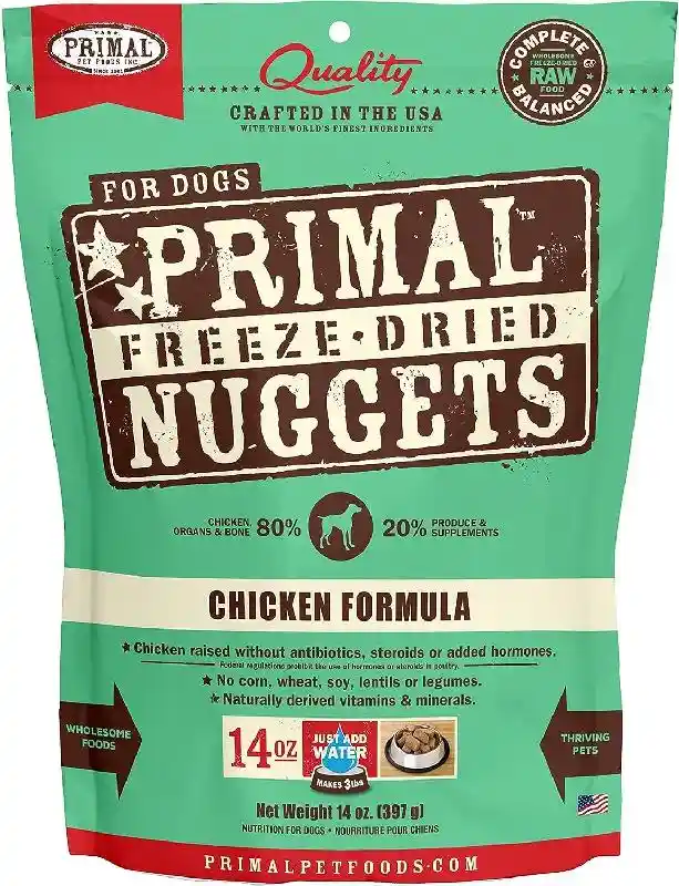 Primal FD Dog Food Ckn 14-oz