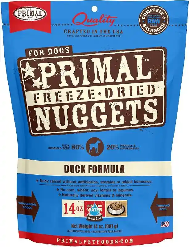 Primal FD Dog Food Duck 14-oz