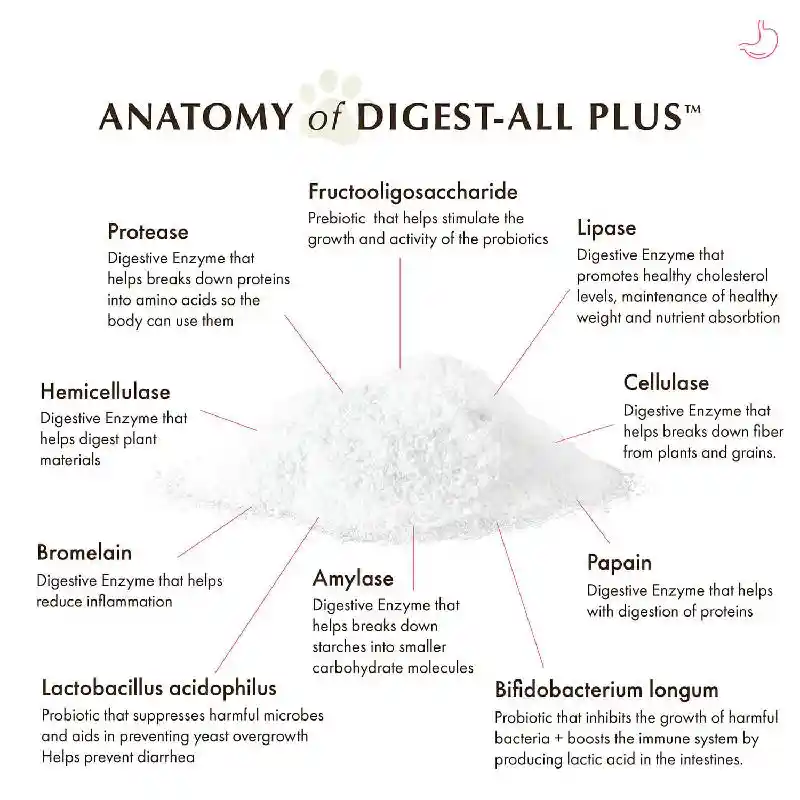 Wholistic Pet Orgncs Digest-All + 2-oz