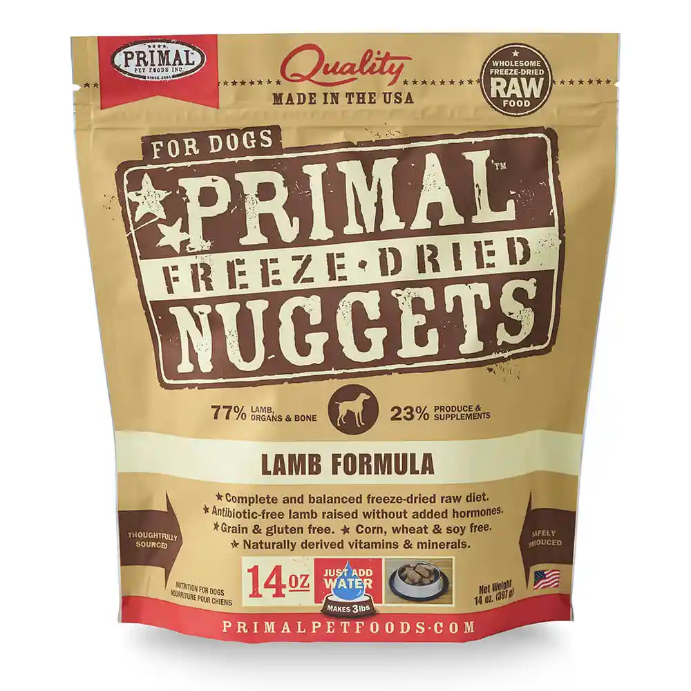 Primal FD Dog Food Lamb 14-oz