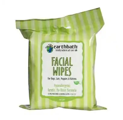 Earthbath Facial Wipes 25 Ct