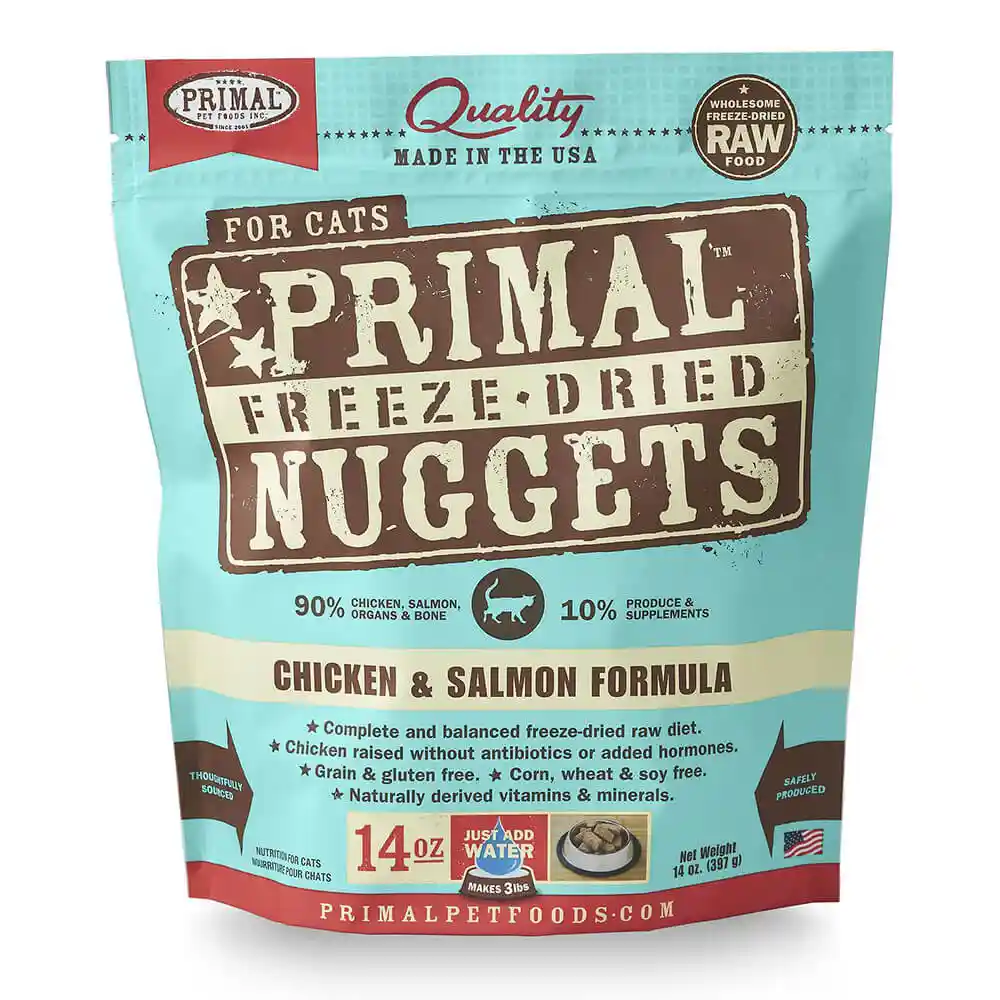 Primal FD Cat Food Chic/Sal CAT 14-oz