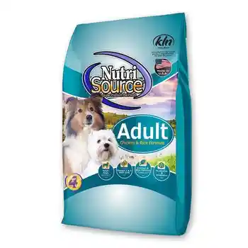 NutriSource Dog Food Chicken & Rice 12#