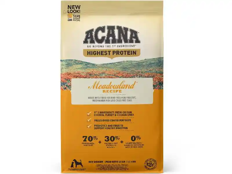Acana Regionals Dog Food Meadowlands 25#