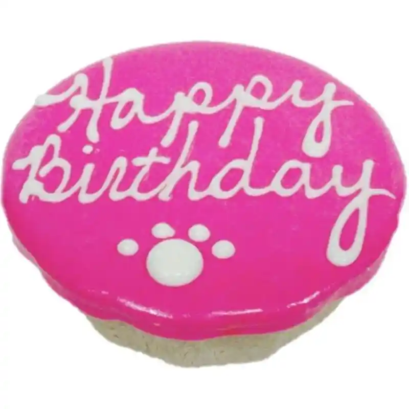 Preppy Puppy Bakery Birthday Cake - Pink 4"