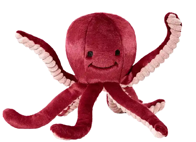 Fluff & Tuff Dog Toys Olympia Octopus Medium