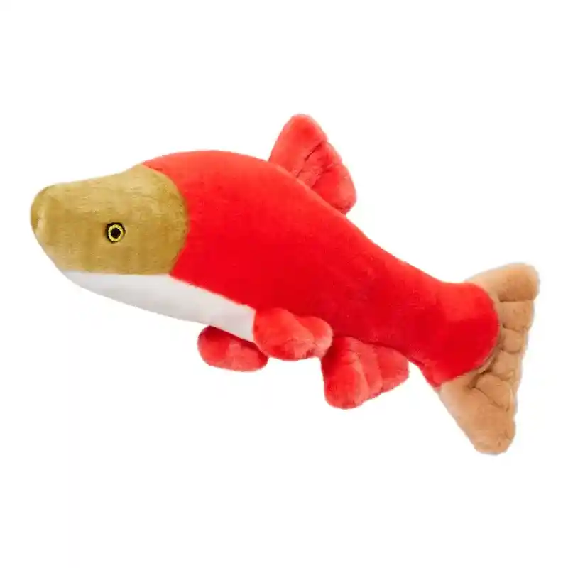 Fluff & Tuff Dog Toys Cedar the Salmon Large