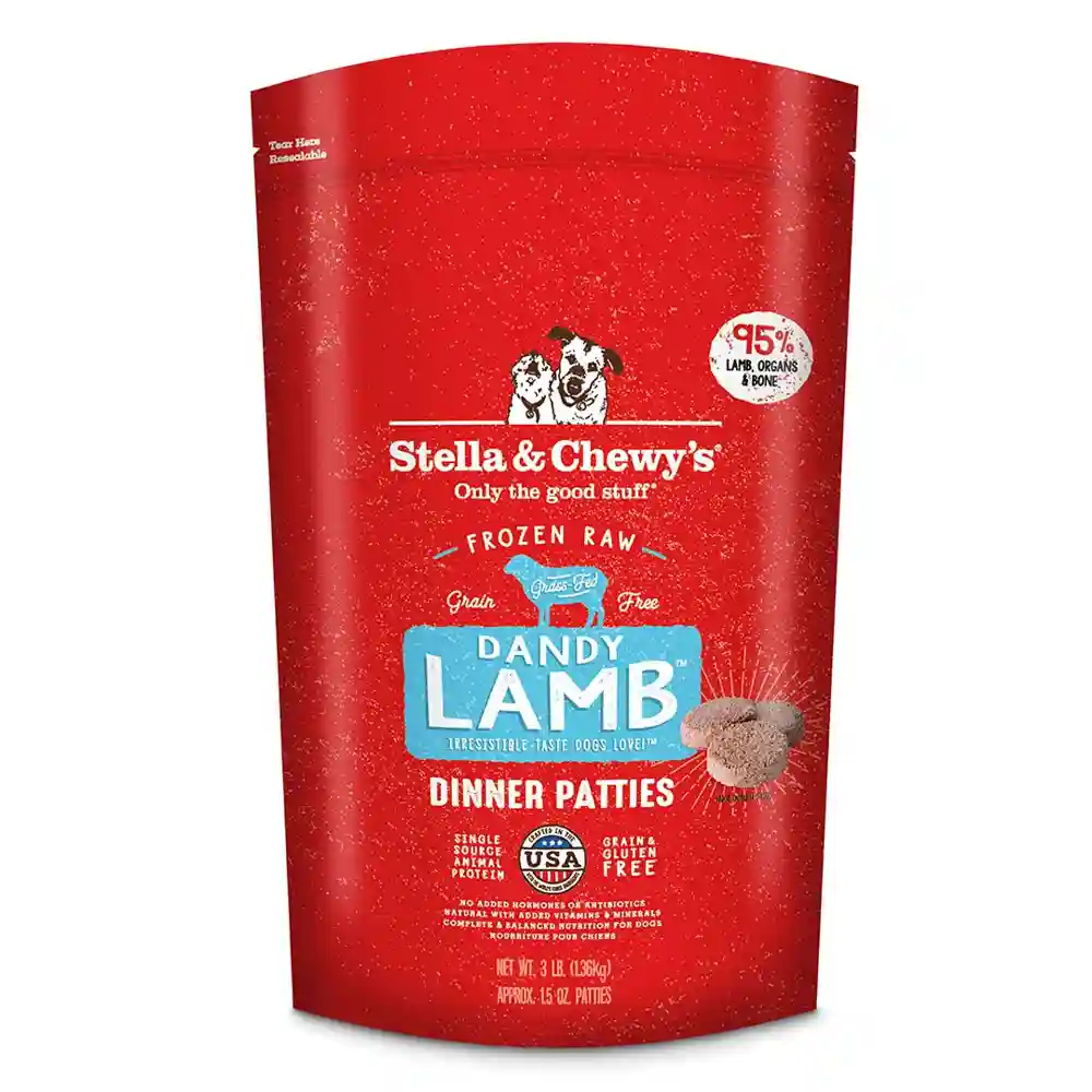 Stella & Chewy's Frzn Raw Lamb 3#