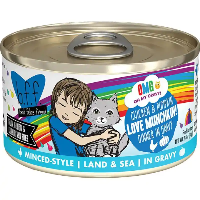BFF OMG Can Chicken & Pumpkin Love Munchkin 2.8-oz