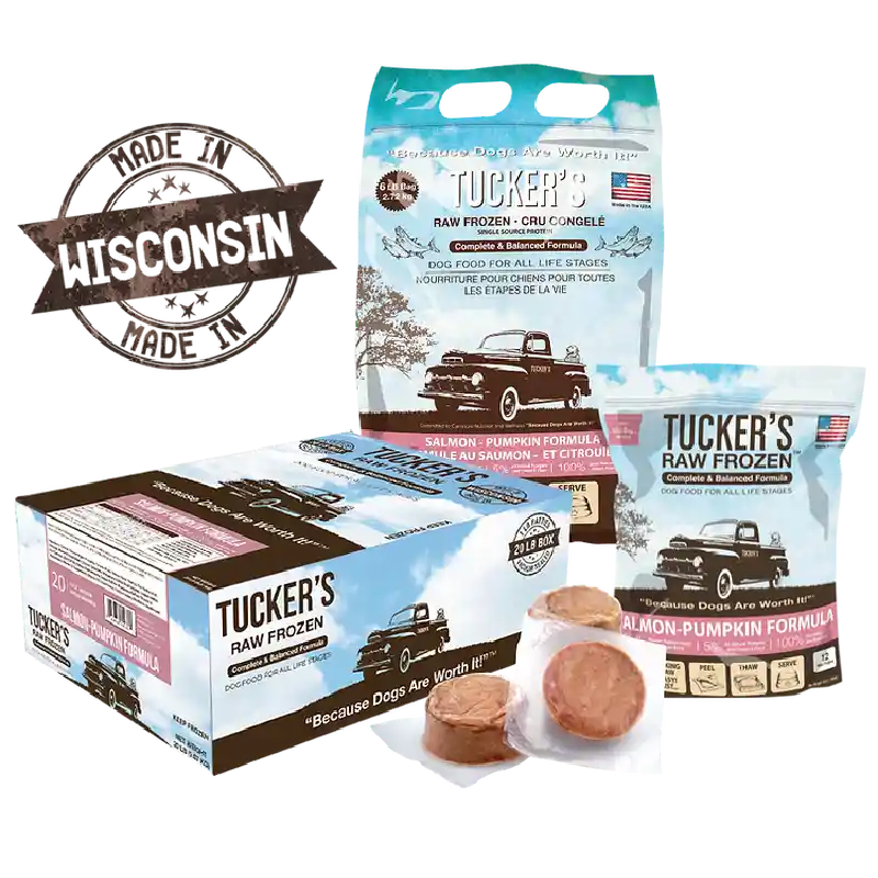 Tucker's Dog Raw Frozen Salmon & Pumpkin 20#