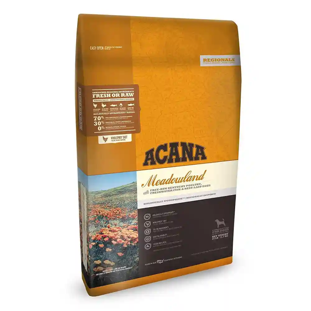 Acana Regionals Dog Food Meadowlands 25#