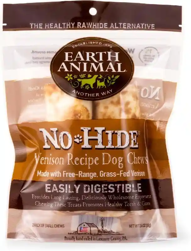 Earth Animal No Hide Venison 4" 2pk