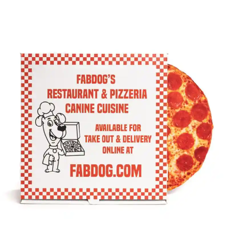 Fab Dog Super Squeaker Pizza 10"
