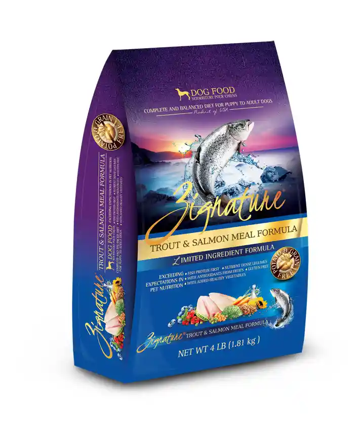 Zignature Dog Food Trout & Salmon 4#