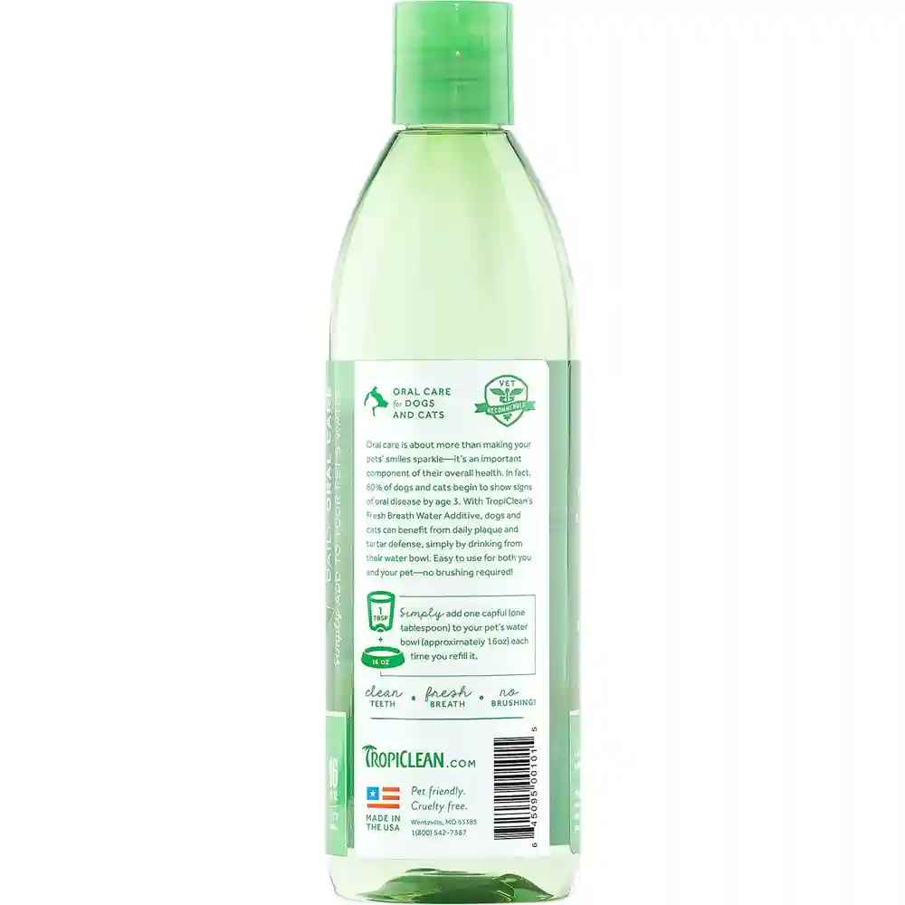 TropiClean Fresh Breath Water Additv 16-oz