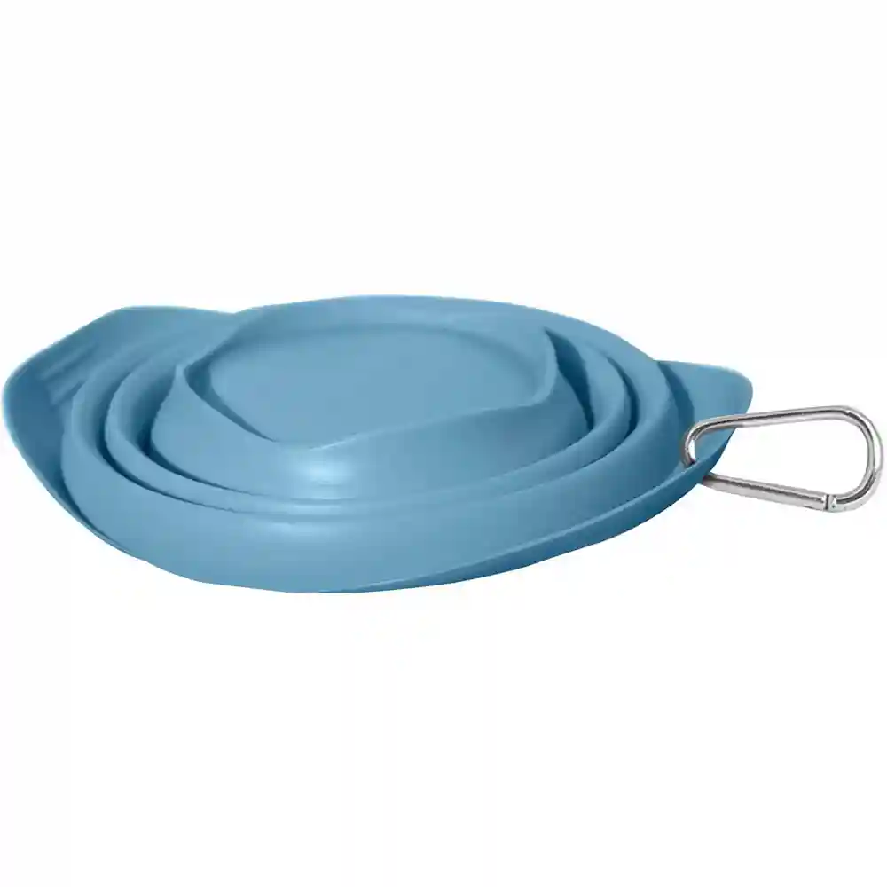 Kurgo Collapsible Bowl Blue 24-oz