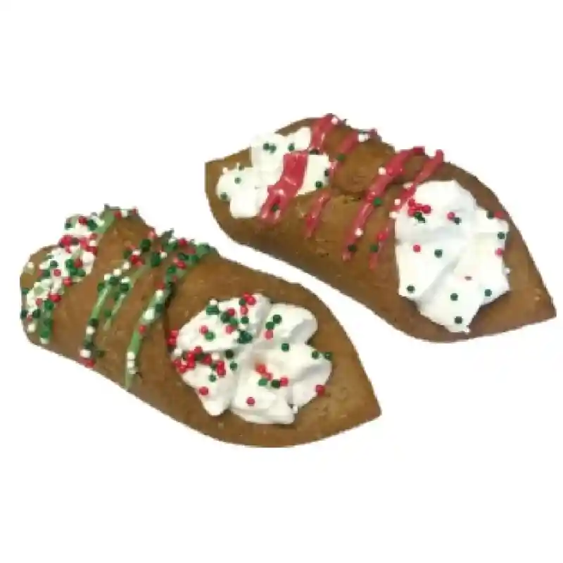 Preppy Puppy Holiday Xmas Cannoli