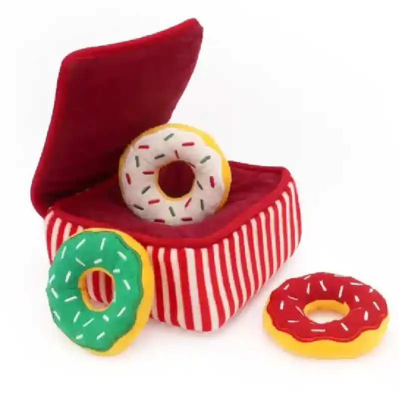 Zippy Paws Holiday Burrow Donutz Box