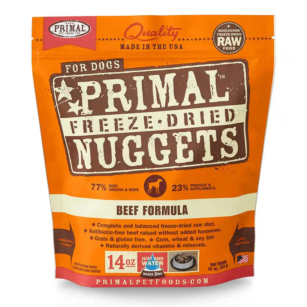 Primal FD Dog Food Bf 14-oz