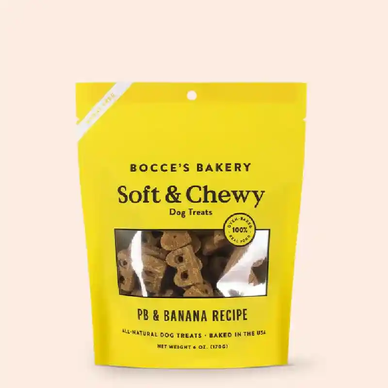 Bocce's Bakery Dog Bisc PB Banana 6-oz