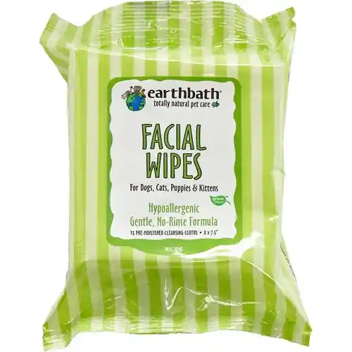 Earthbath Facial Wipes 25 Ct