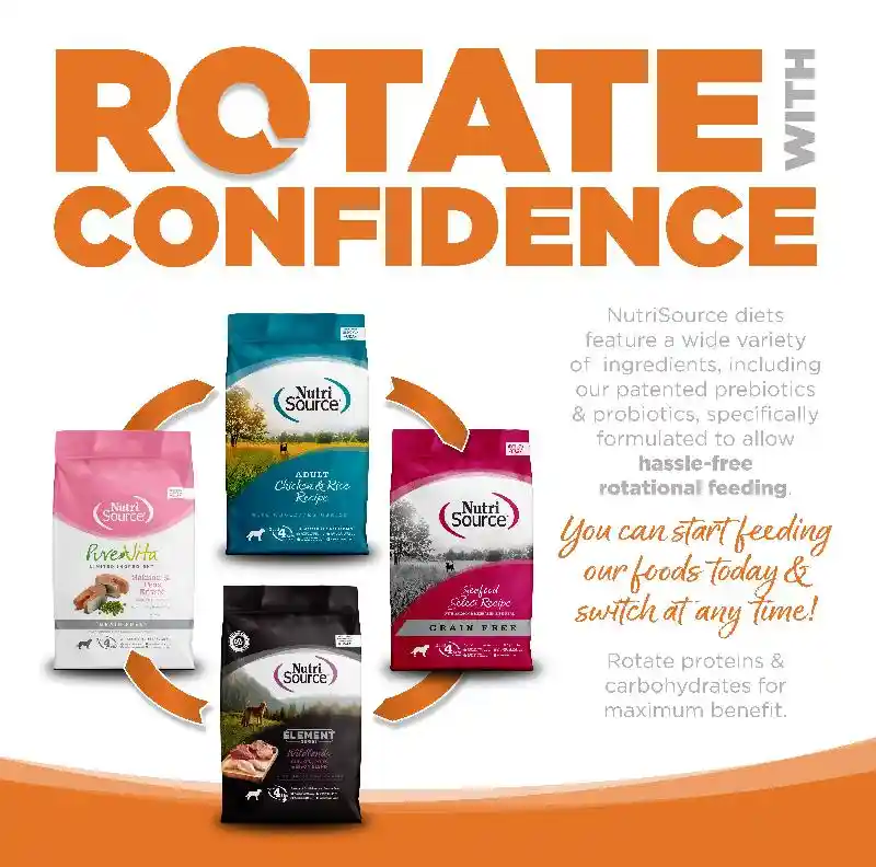 NutriSource PureVita Dog Food Vensn GF 5#