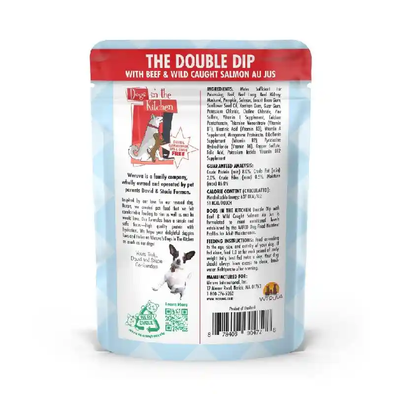 Weruva Dogs in the Kitchen Dbl Dip 2.8-oz Pch