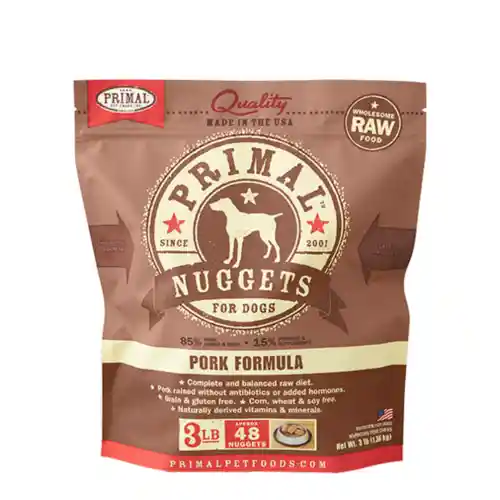 Primal Nuggets Raw Pork 3#
