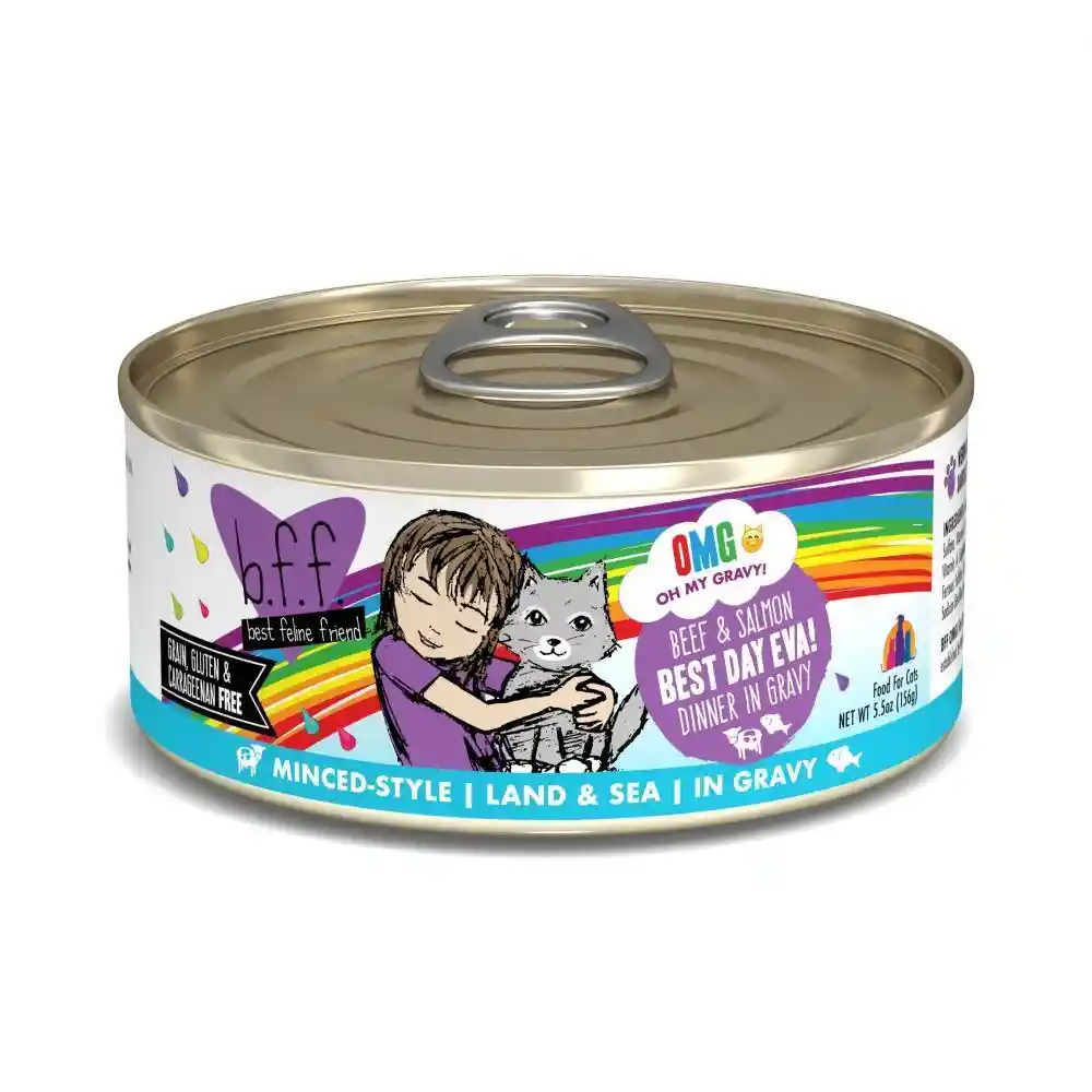 BFF OMG Can Beef & Salmon Best Day Eva 2.8-oz
