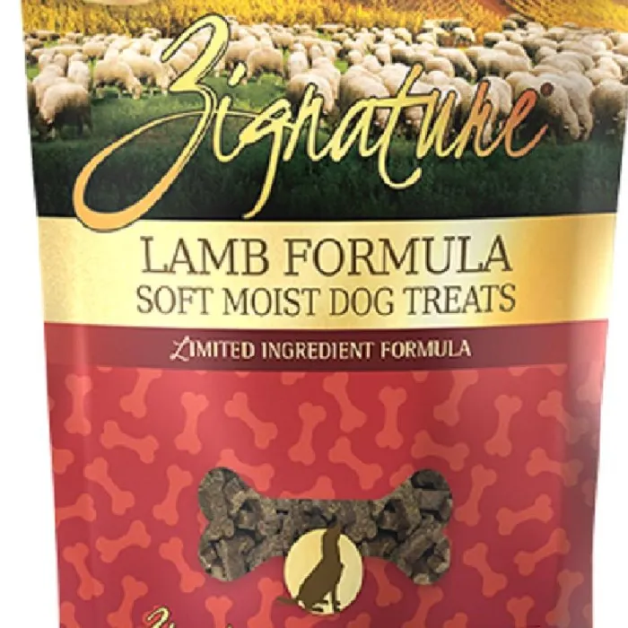 Zignature Dog Treat Soft Moist Lamb 4 Oz Hearts