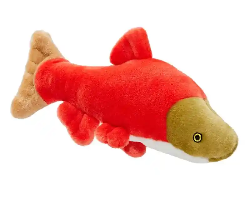 Fluff & Tuff Dog Toys Cedar the Salmon Large
