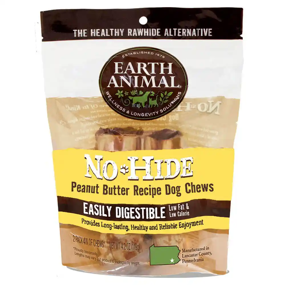 Earth Animal No Hide PB 4" 2pk