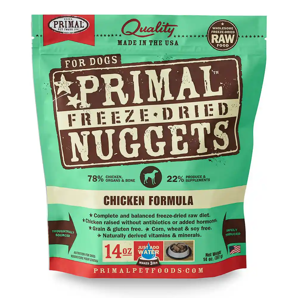 Primal FD Dog Food Ckn 14-oz